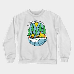 Happy Camping Crewneck Sweatshirt